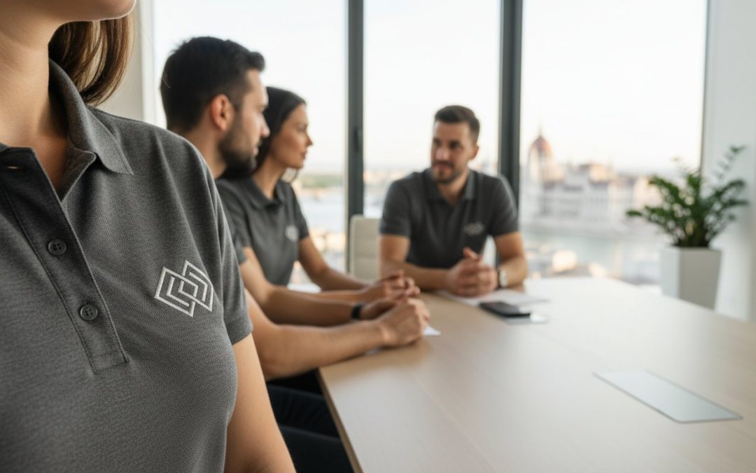 Hímzett póló: A tartós és elegáns céges megjelenés alapköve 2026-ban