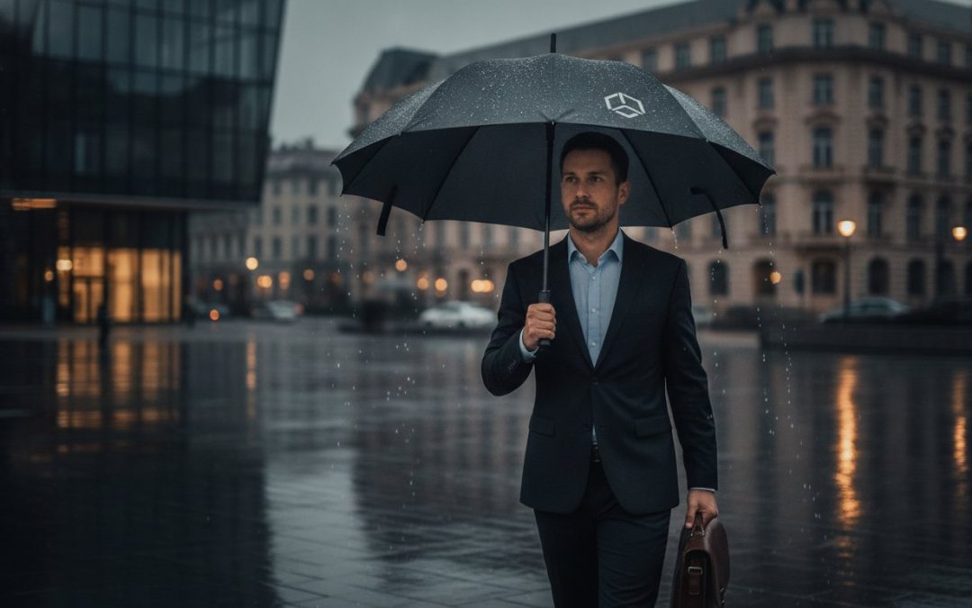 Logózott esernyő: A mozgó reklámfelület, amely bizalmat épít 2026-ban