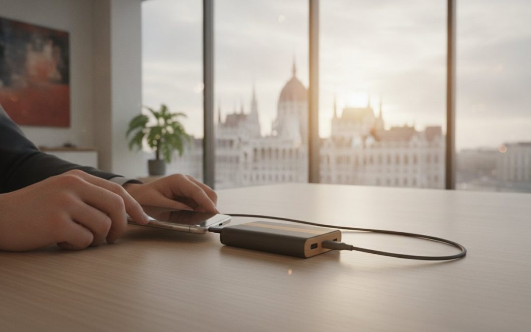 Logózott powerbank: A technológiai reklámajándékok stratégiai útmutatója 2026-ban