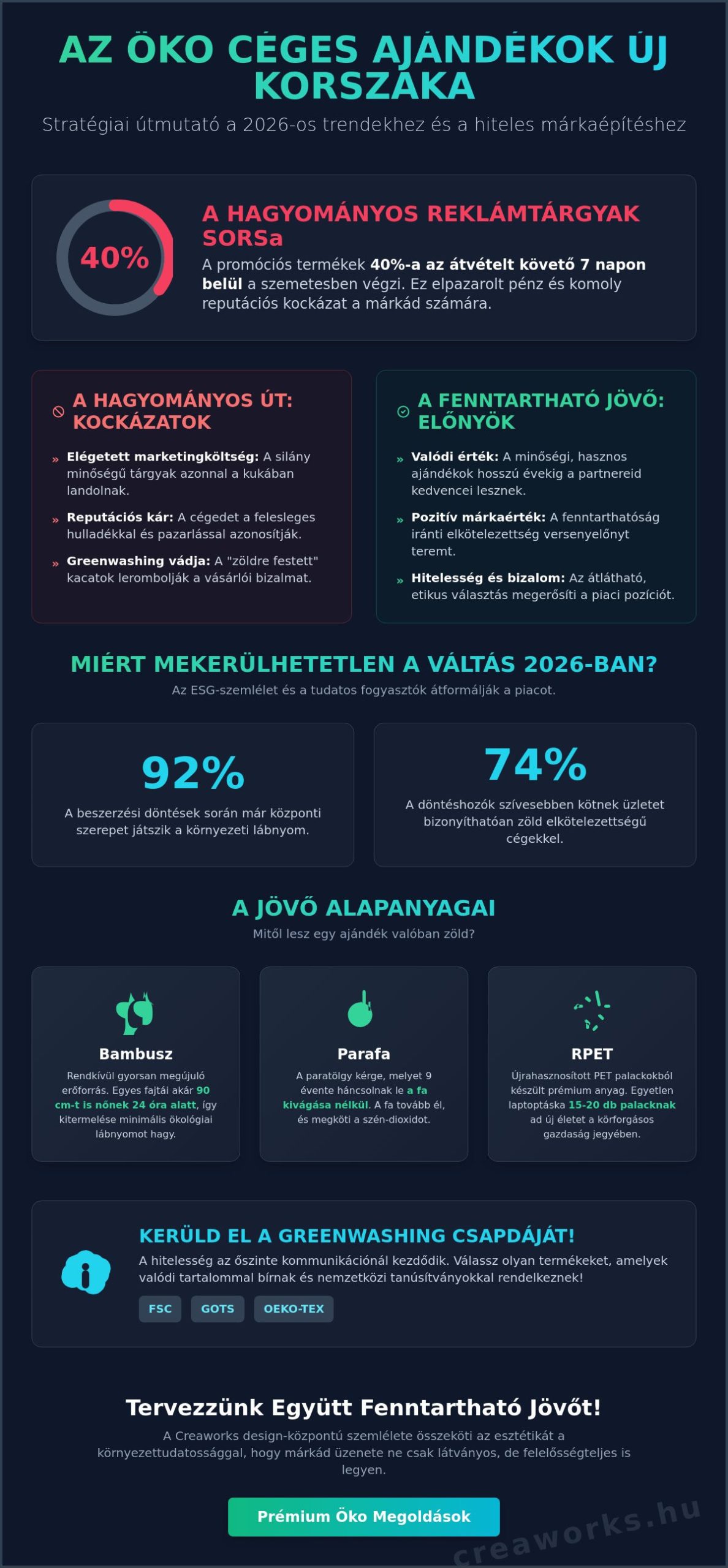 Öko céges ajándékok 2026: A fenntartható márképítés teljes útmutatója