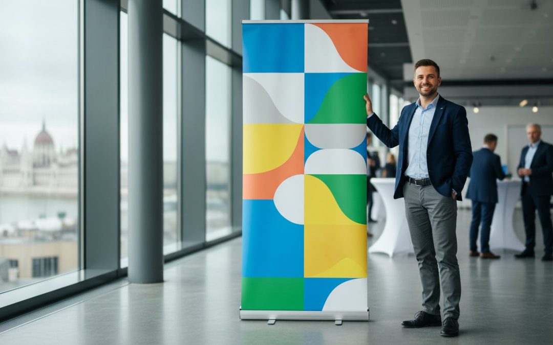 Roll up: A hatékony rendezvénymarketing és vizuális kommunikáció alapköve 2026-ban