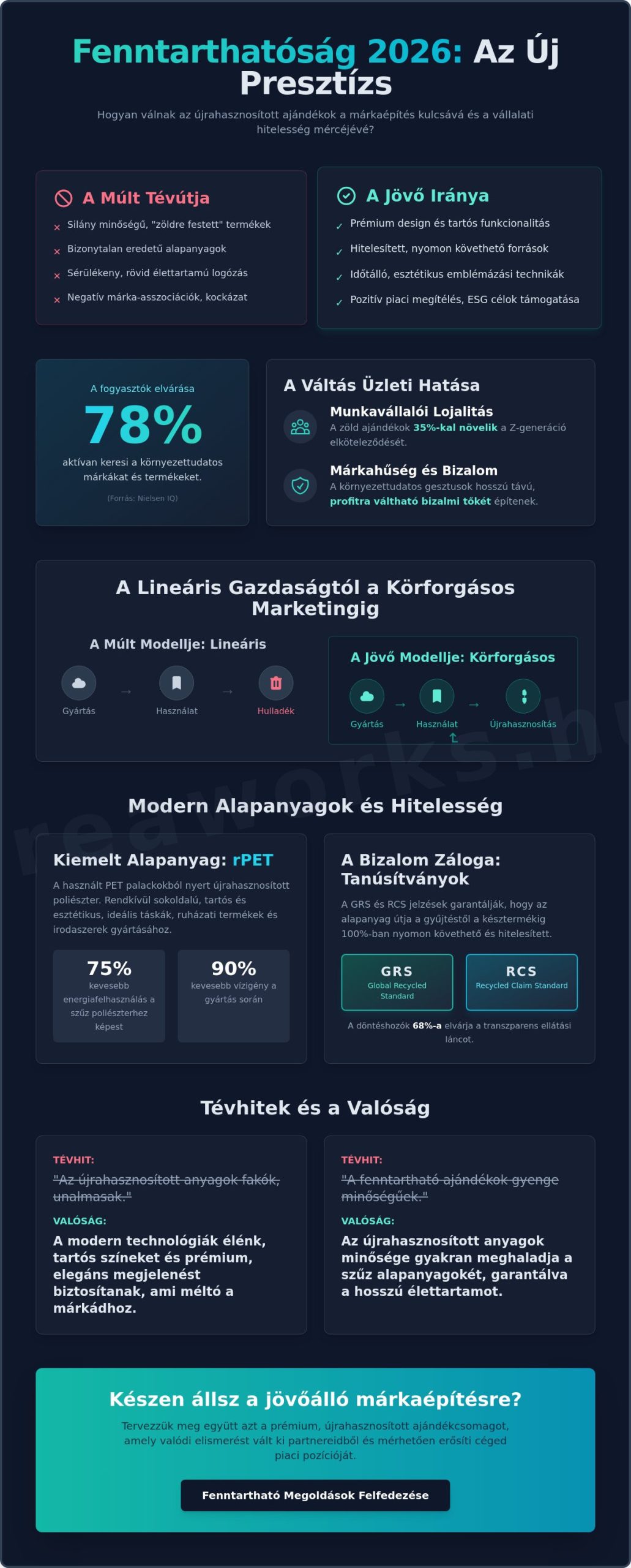 Újrahasznosított anyagból készült ajándékok: A fenntartható márkaépítés útmutatója 2026-ban