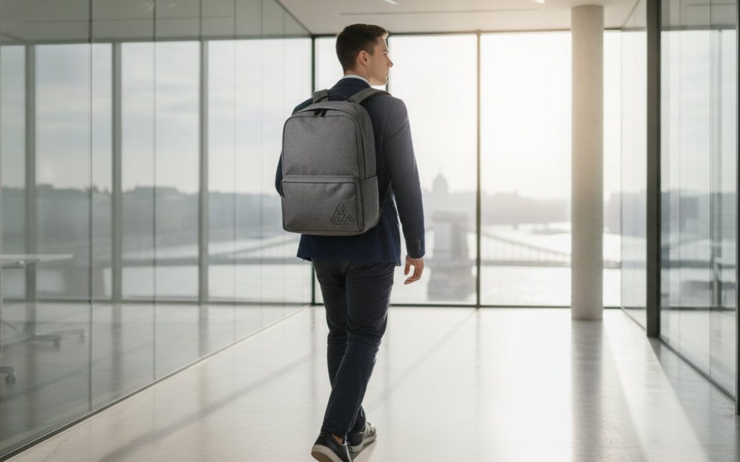 Logózott laptop hátizsák: A prémium márkaépítés eszköze 2026-ban