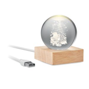 SANTA LIGHT Karácsonyi LED gömb