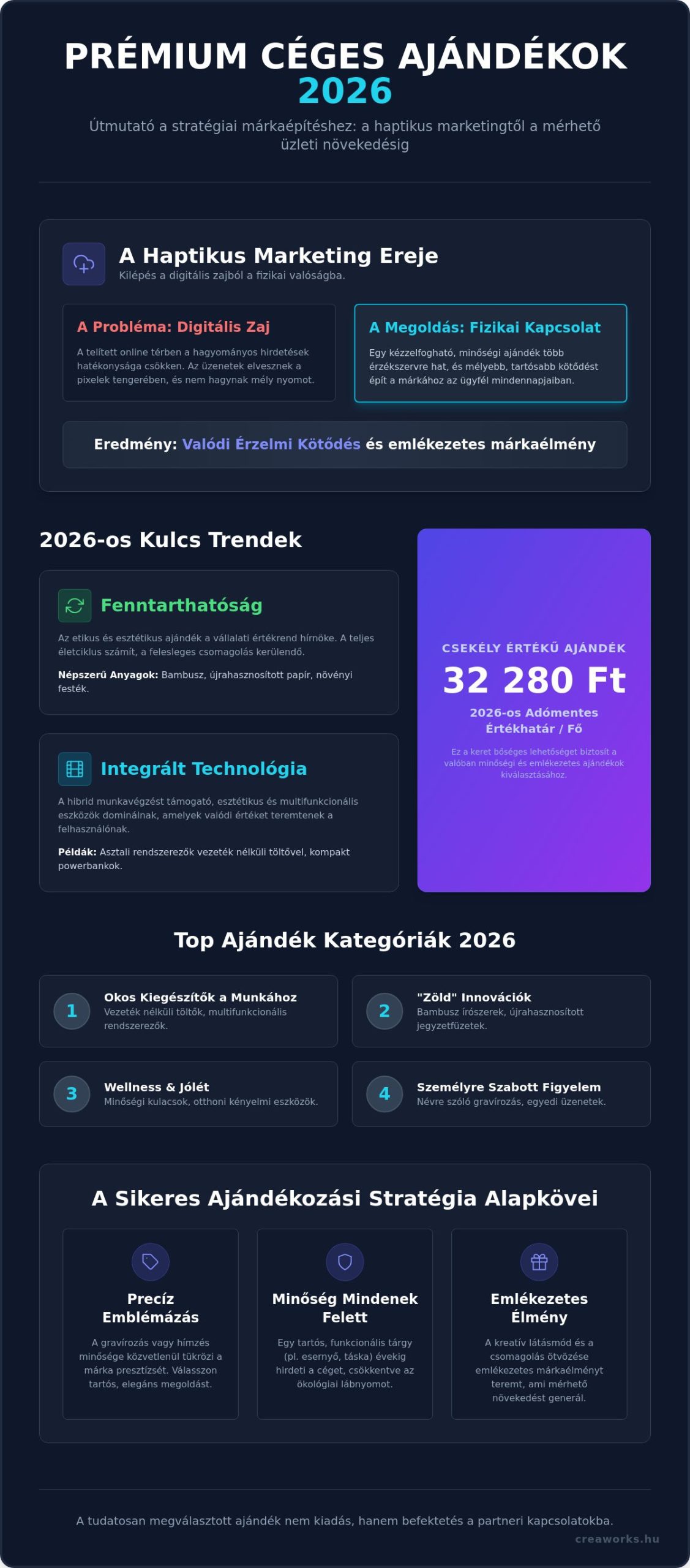 Top 10 prémium céges ajándék 2026: Trendek, ötletek és stratégiai útmutató