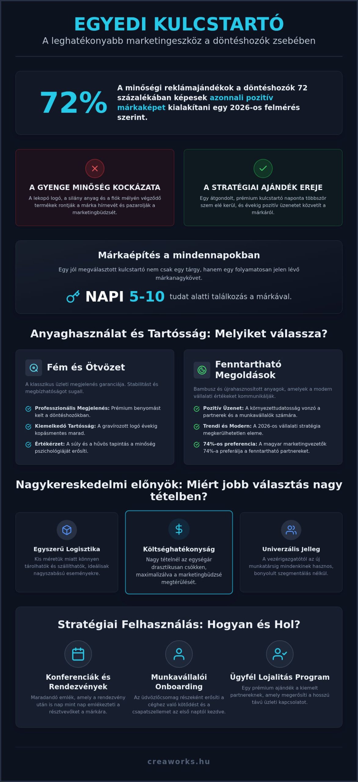 Egyedi kulcstartó 2026: A leghatékonyabb tartós reklámajándék stratégiája