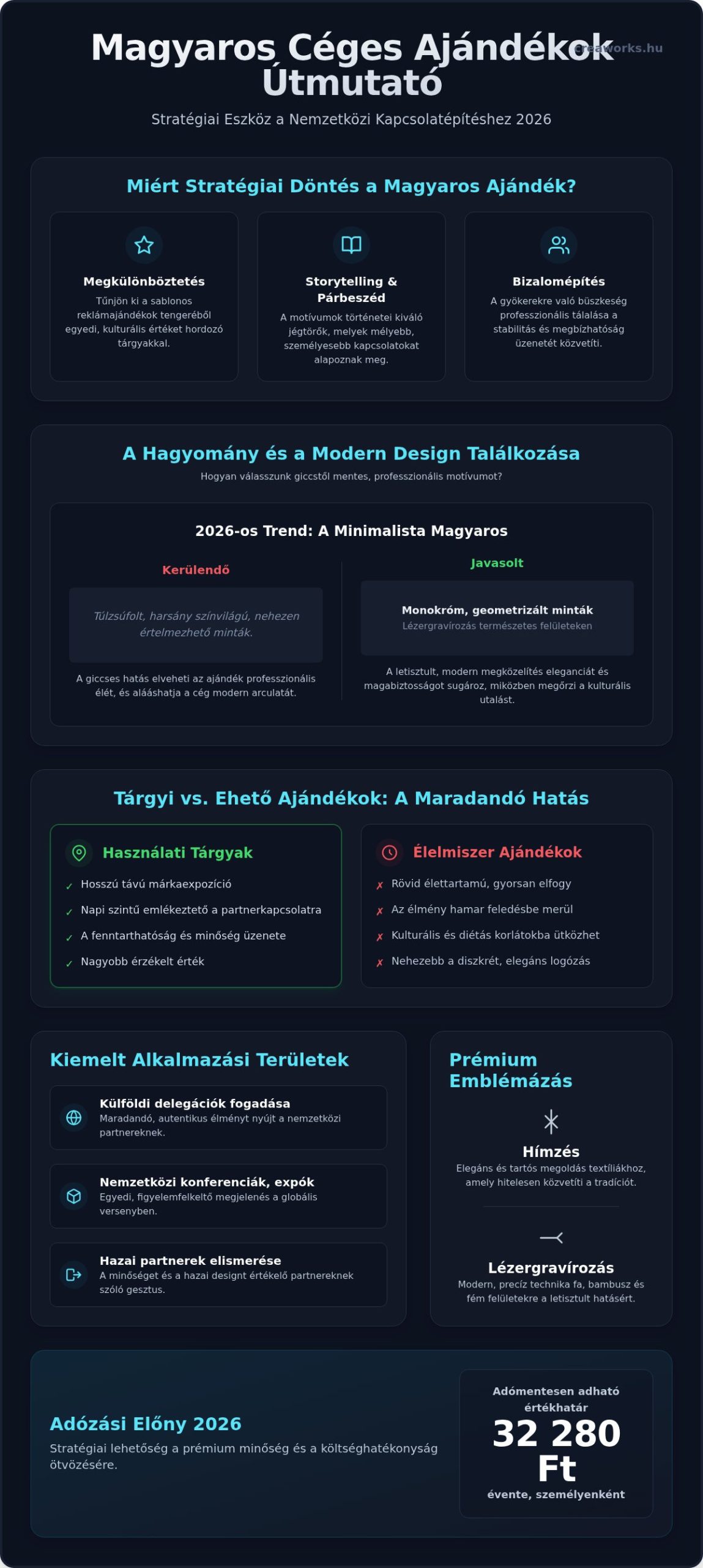 Magyaros motívumú céges ajándék: Tradíció és modernitás az üzleti kapcsolatokban 2026-ban