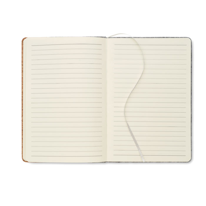 CORKBOOK A5 RPET filc és parafa notesz - Image 4