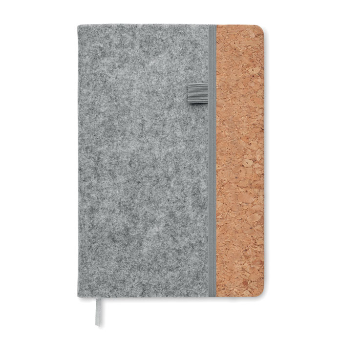 CORKBOOK A5 RPET filc és parafa notesz - Image 3