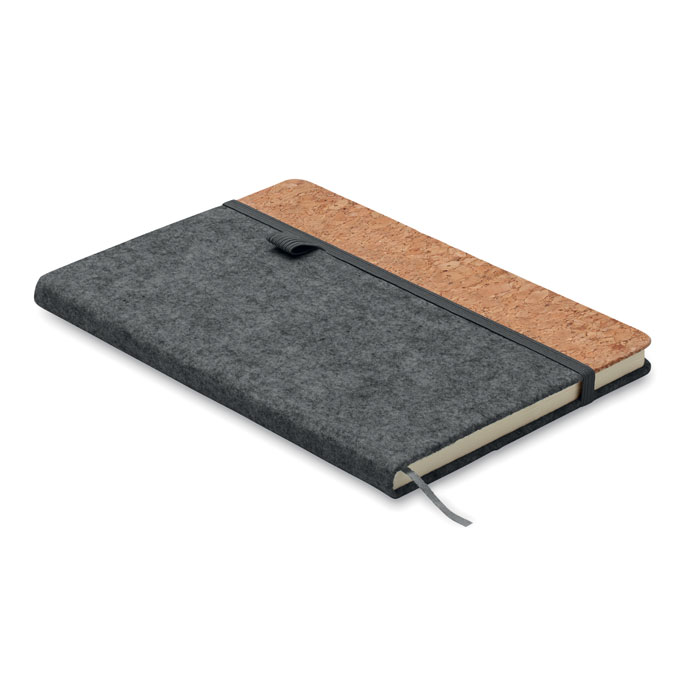 CORKBOOK A5 RPET filc és parafa notesz - Image 7