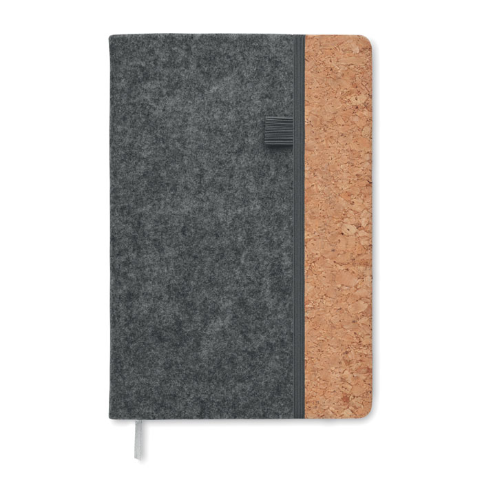 CORKBOOK A5 RPET filc és parafa notesz - Image 9