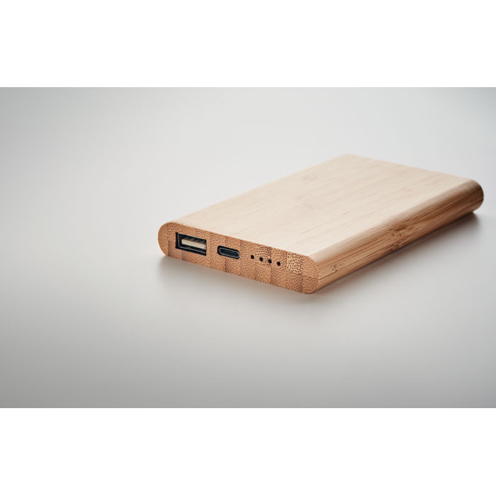 ARENAPOWER C 4000 mAh bambusz powerbank - Image 4