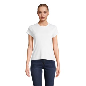 SARA SARA WOMEN'S RIBBED T-SHIRT